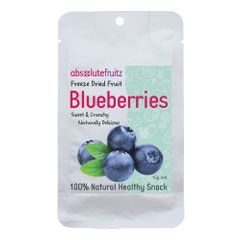AbsoluteFruitz Freeze Dried Whole Blueberries 15g