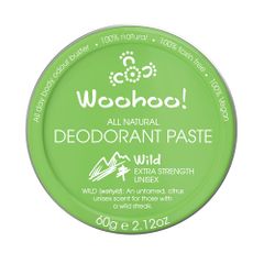 Woohoo Deodorant Paste Tin | Wild (Extra Strength Unisex)