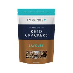Paleo Pure Keto Crackers Savoury 140g