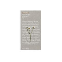 Love Tea Organic Chamomile 50g