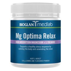Medlab Mg Optima Relax Lemon Lime 150g