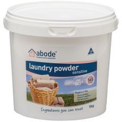 Abode Laundry Powder (Front and Top Loader) Zero 5kg Bucket