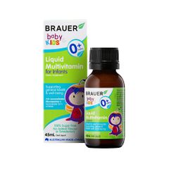 Brauer Baby and Kids Multivitamin for Infants Liquid 45ml