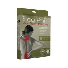 Byron Naturals Eco Pain Patches Pain Relief x 6 Pack