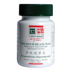 Cathay Herbal Ophiopogon Schizandra Rehmannia Form pill 50g