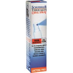 Schuessler Tissue Salts Calc Fluor Skin Elasticity Spray