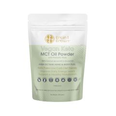 Brain & Brawn Vegan Keto MCT Oil Powder | With Prebiotic Fibre