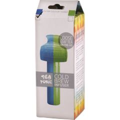 Tea Tonic Cold Brew Water Bottle Infuser Blue