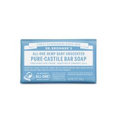 Dr. Bronner's Pure-Castile Bar Soap Baby Unscented 140g