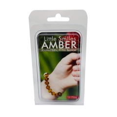Little Smiles Amber Kids Bracelet (15 to 17cm) Brown