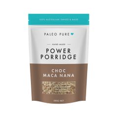 Paleo Pure Org Creamy Power Porridge Choc Maca Nana 300g