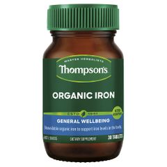 Thompson's Organic Iron 24mg