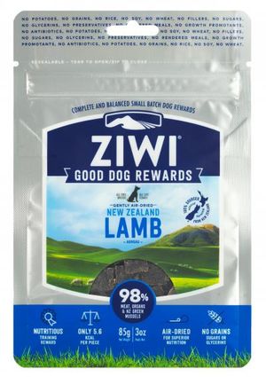 Natural Dog Treats - ZiwiPeak Dog Rewards - Lamb