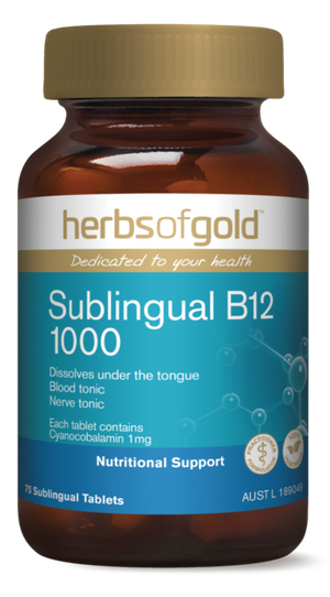 Herbs of Gold Sublingual B12 1000