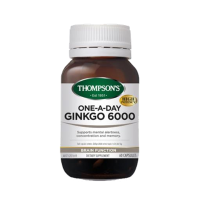 Thompson's Ginkgo Biloba 6000mg | One-A-Day
