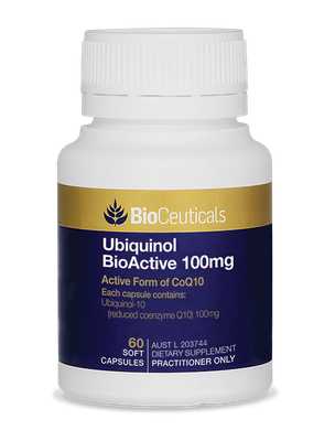 BioCeuticals Ubiquinol BioActive 100mg -  Active Form of CoQ10