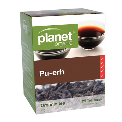 Planet Organic Pu'erh Herbal Tea x 25 Tea Bags