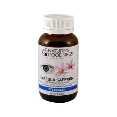 Nature's Goodness Macula Saffron with Lutein and Zeaxathin 60 Capsules