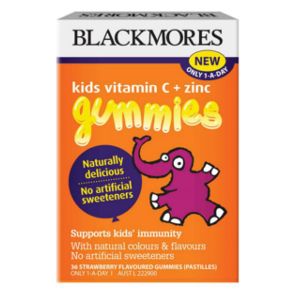 Blackmores Kids Vitamin C + Zinc Gummies