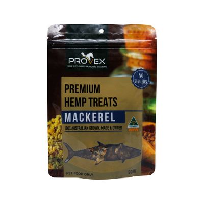 Provex Premium Hemp Treats Mackerel 90g