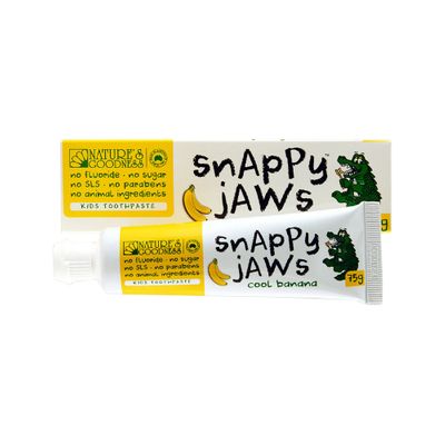 Nature's Goodness Toothpaste | Snappy Jaws | Cool Banana 75g
