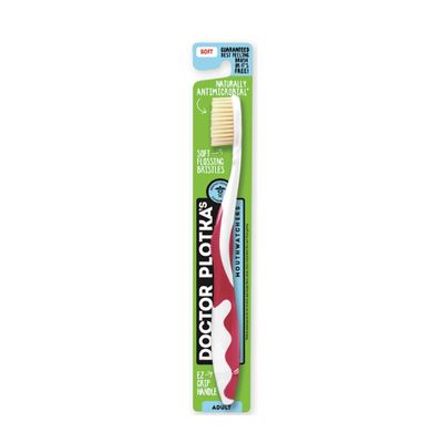 Dr Plotka's MouthWatch Toothbrush Adult Soft Red