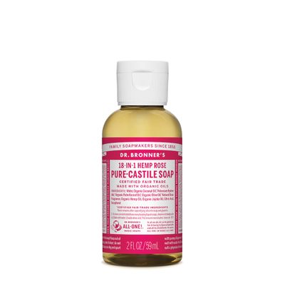 Dr. Bronner's Pure-Castile Soap Liquid Rose 59ml