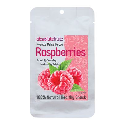 AbsoluteFruitz Freeze Dried Whole Raspberries 15g