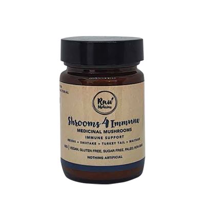 Raw Medicine Medicinal Mushrooms Shroom 4 Immune 50g
