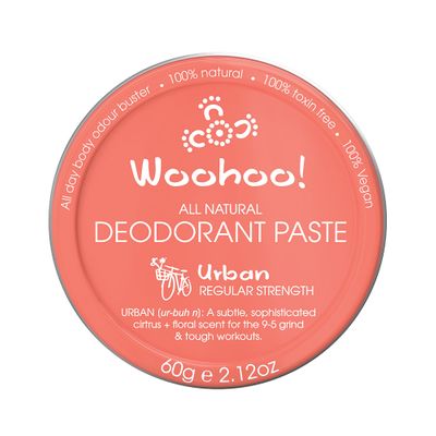 Woohoo Deodorant Paste Tin | Urban (Regular Strength)