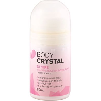 Body Crystal Crystal Roll On Deodorant Desire 80ml