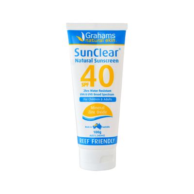 Grahams Natural SunClear Natural Sunscreen SPF 40 100g