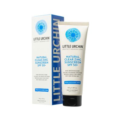 Little Urchin Natural Sunscreen Clear Zinc SPF50+