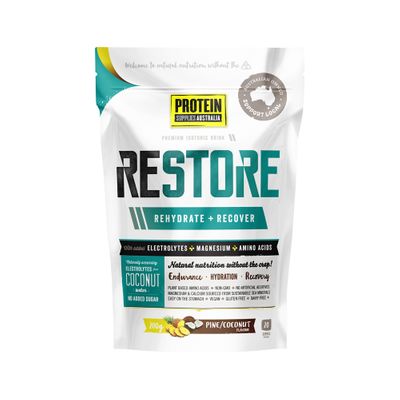Protein Supplies Australia | Restore | Pine Coconut | Rehydrate + Recover