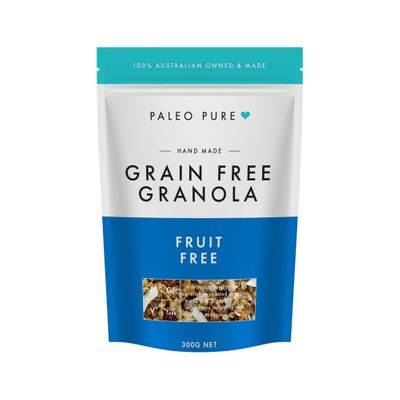 Paleo Pure Org Grain Free Granola Fruit Free 300g