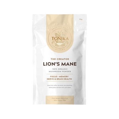 Tonika Organic Mushroom Powder Lion's Mane 90g
