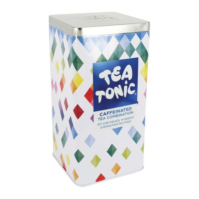Tea Tonic Organic Caffeinated Tea Combo Tin x 40 Tea Bags