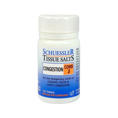 Schuessler Tissue Salts Comb J Congestion Tablets