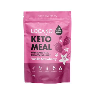 Locako Keto Meal | Vanilla Strawberry