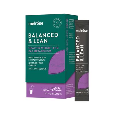Melrose Balanced And Lean 3g x 30 Pack