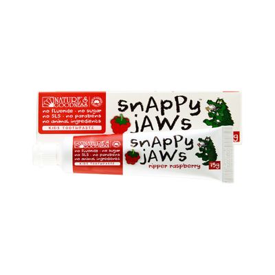 Nature's Goodness Toothpaste | Snappy Jaws | Ripper Raspberry 75g