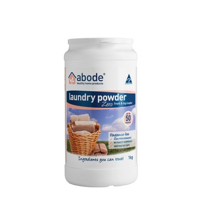 Abode Laundry Powder (Front and Top Loader) Zero 1kg