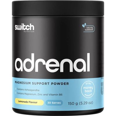 Switch Adrenal Magnesium Support Powder | Lemonade 150g