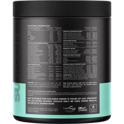 Switch Vitality Revitalising Greens Powder | Lemon Ginger Ingredients