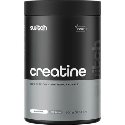 Switch Creatine 100% Pure Micronized Monohydrate | Unflavoured 500g