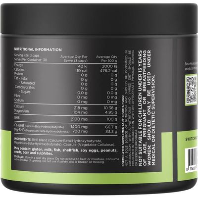 Switch BHB Beta-Hydroxybutyrate Ingredients