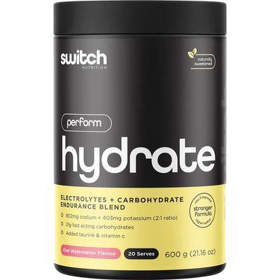 Switch Hydrate Perform | Electrolytes & Carbs | Kiwi Watermelon
