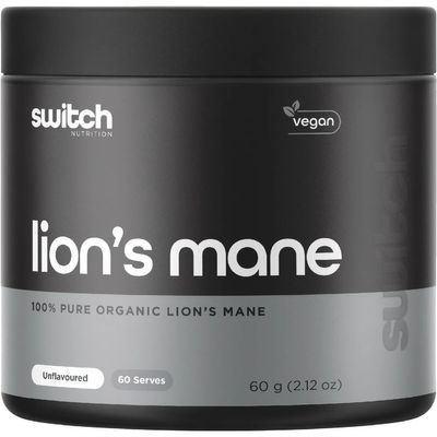 Switch Lion's Mane | 100% Pure Organic Unflavoured