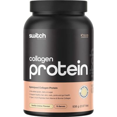 Switch Hydrolysed Collagen Protein | Vanilla Creme 938g