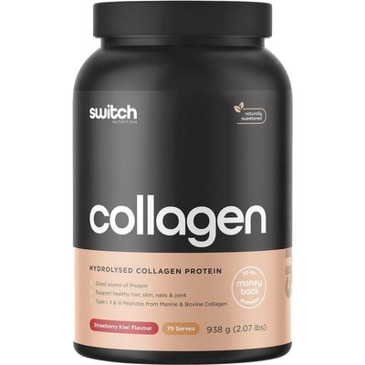 Switch Hydrolysed Collagen Protein | Strawberry Kiwi 938g